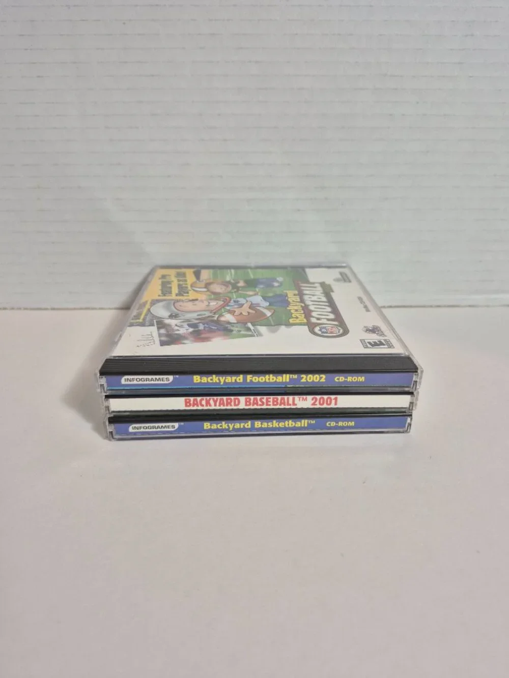 Lot of 3 Backyard Sports Football, Baseball, and Basketball PC Video Games